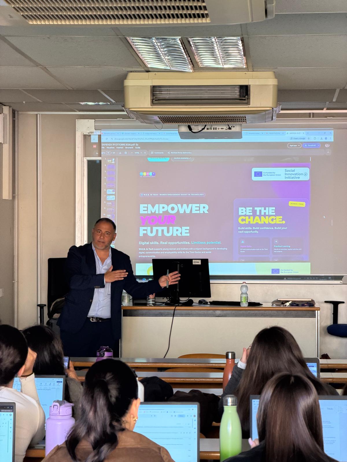 W.E.B. in Tech dissemination at the Faculty of Psychology