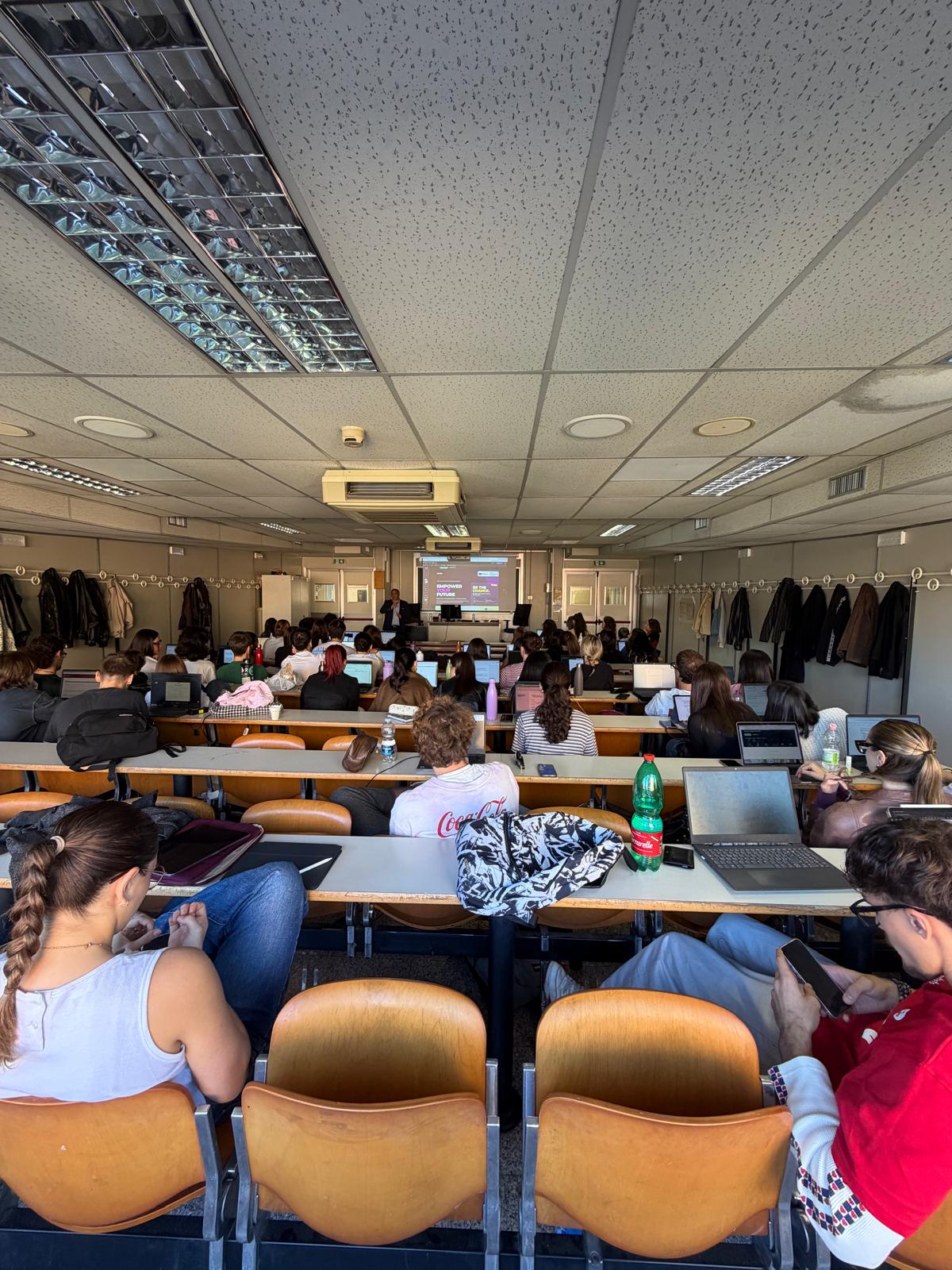 W.E.B. in Tech academic meeting at Sapienza University