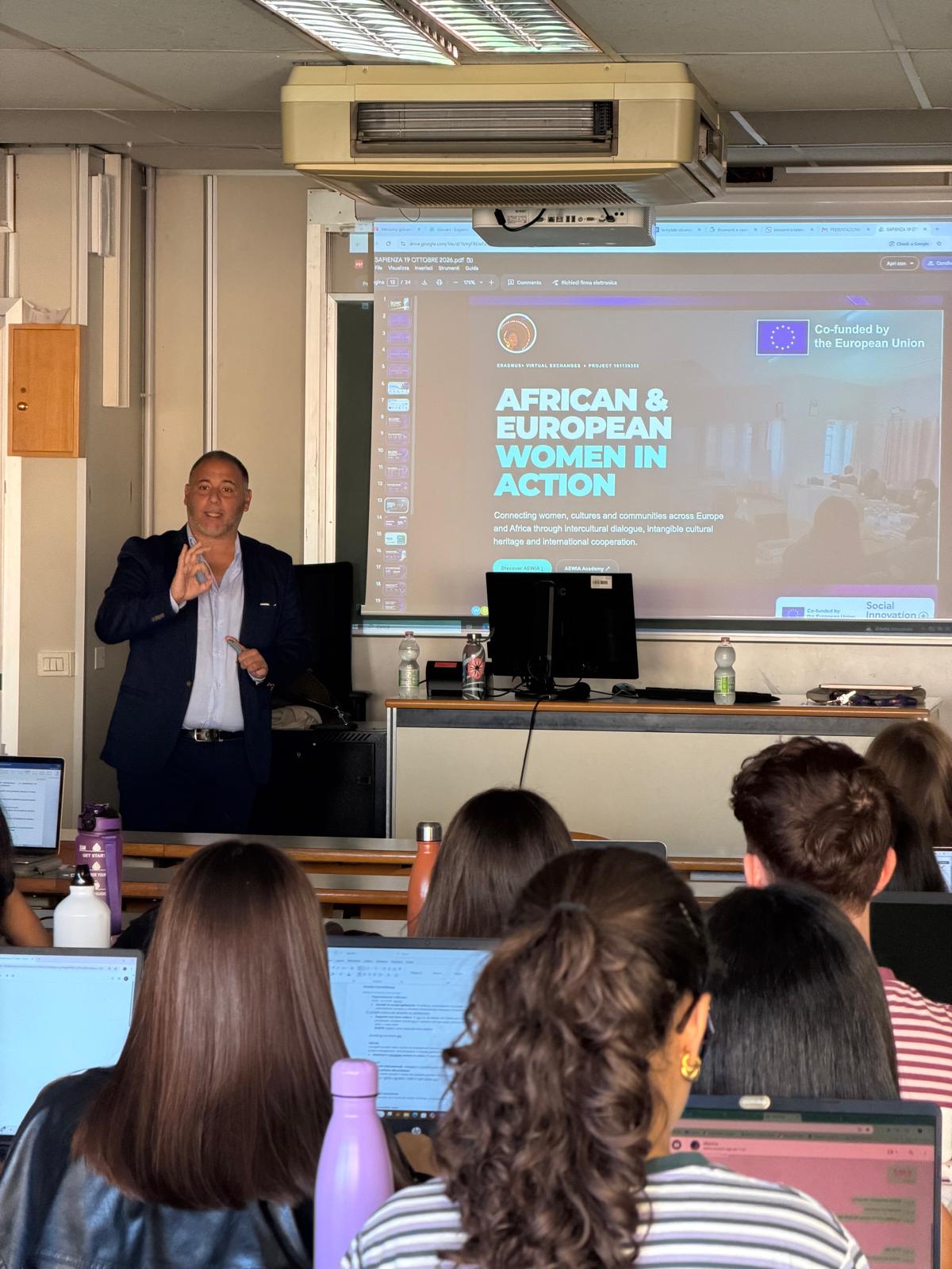 AEWiA academic dissemination meeting at Sapienza